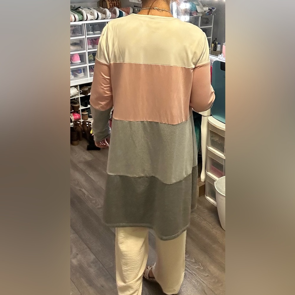 Color block cardigan - Picture 2 of 3